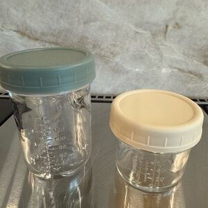 27 Glass Baby Food Storage Jars (27 jars)